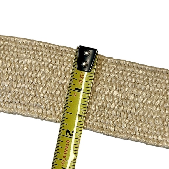 Cream Tan Neutral Boho Stretch Belt Minimalist Beachy Coastal Grandma Old Money